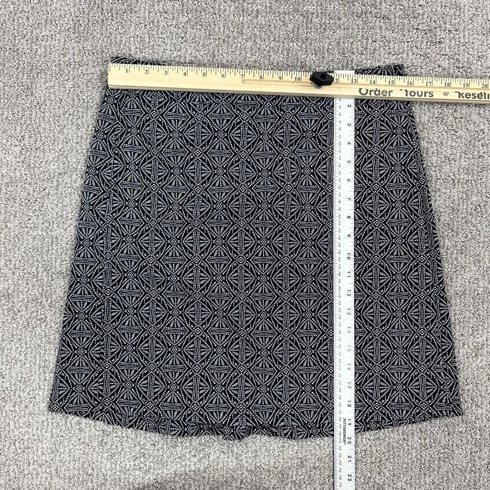 RipSkirt Skirt Womens Medium Black Geometric Wrap Mini Travel Beach Resort - Picture 6 of 7